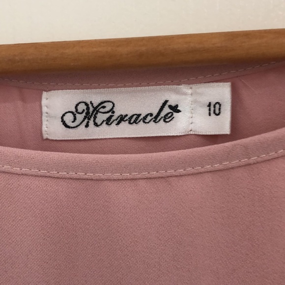 (👚3 for $20) Miracle size 10 casual pink singlet top - Picture 5 of 7